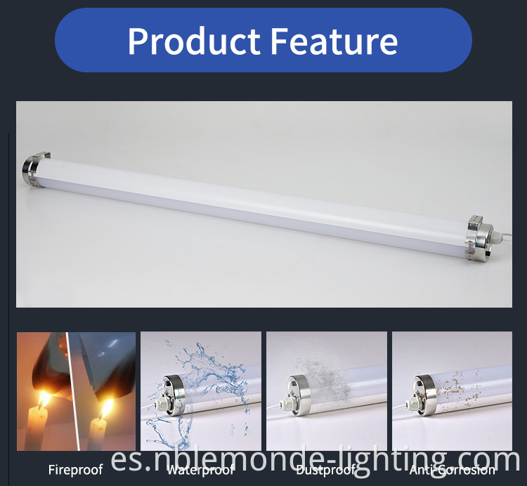 Water-resistant LED lighting fixture for emergency situations